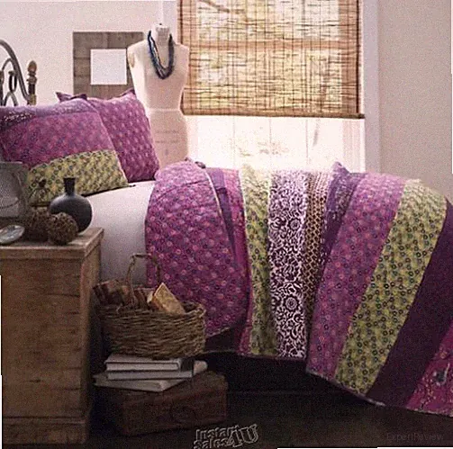 Lush Décor - Royal Empire 3-Piece Cotton Quilt Set Plum King 88x92 Reversible