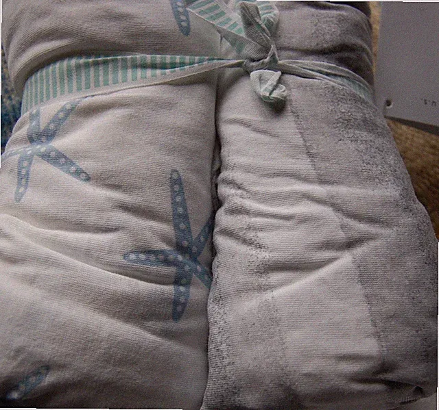 Lush Decor Baby Organic Crib Sheets Fitted 2-pk Seaside Starfish Striped $110