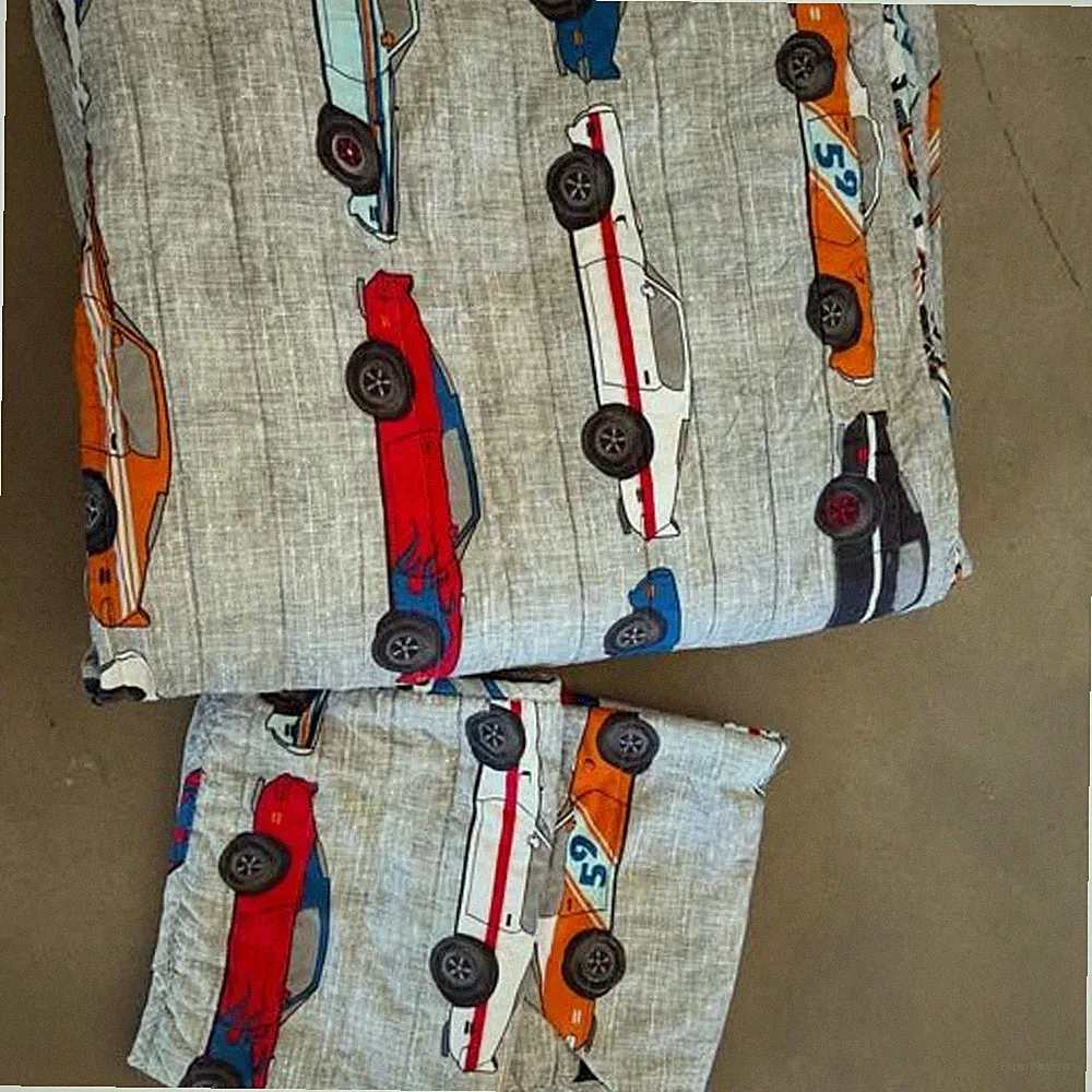 Lush Decor- Race car quilt and shams- full/queen