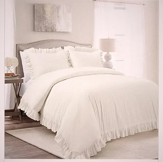 Lush Decor Reyna 3 Piece Twin Cotton Duvet Set