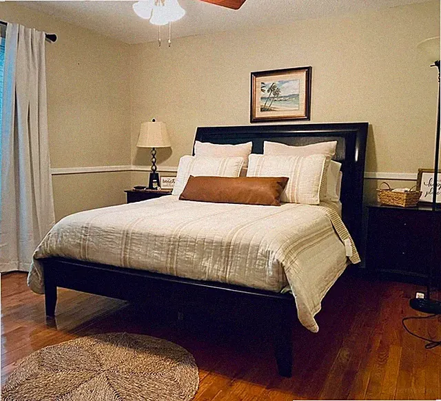 New Lush Decor Farmhouse Striped Full/Queen 3pc. Reversible Quilt Bedding Set